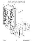 Diagram for 03 - Refrigerator Liner Parts