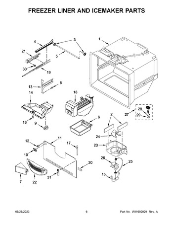 Diagram for WRF540CWHV08