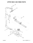 Diagram for 06 - Upper Wash And Rinse Parts