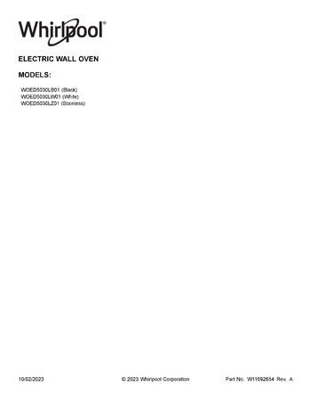 Diagram for WOED5030LB01