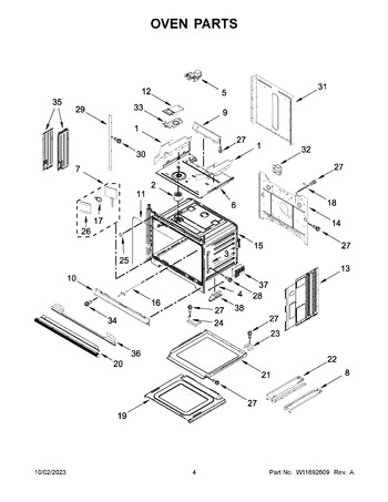 Diagram for WOEC5030LW01