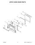 Diagram for 04 - Upper Oven Door Parts