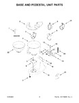 Diagram for 03 - Base And Pedestal Unit Parts