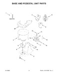 Diagram for 03 - Base And Pedestal Unit Parts