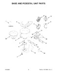 Diagram for 03 - Base And Pedestal Unit Parts