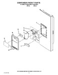 Diagram for 08 - Dispenser Front Parts