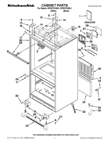 Diagram for KFIS27CXWH1