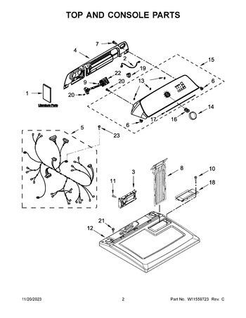 Diagram for WED5050LW0