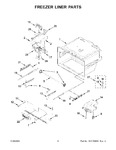 Diagram for 04 - Freezer Liner Parts