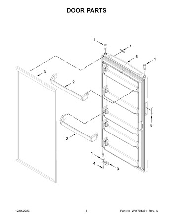 Diagram for WZF34X20DW06