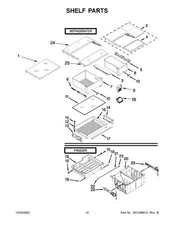 Diagram for KRFF300EWH03