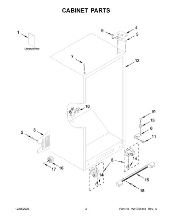 Diagram for WZF34X18DW08