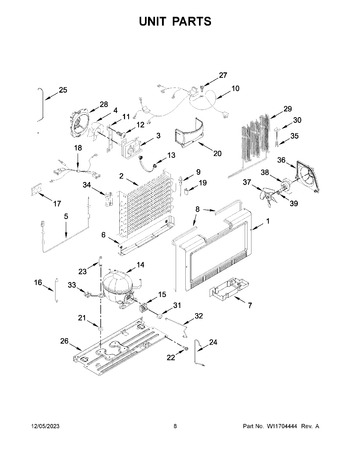 Diagram for WZF34X18DW08