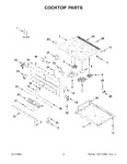 Diagram for 02 - Cooktop Parts