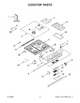 Diagram for 02 - Cooktop Parts