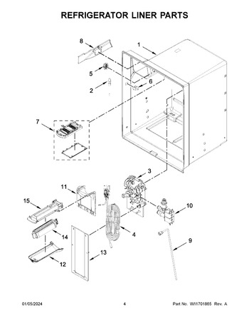 Diagram for WRF555SDHW09