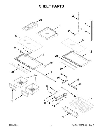 Diagram for WRF555SDHW09