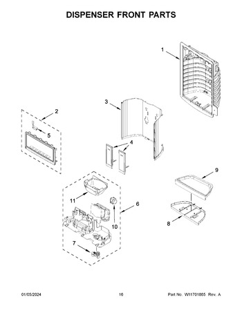 Diagram for WRF555SDHW09