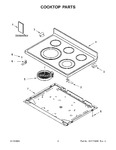 Diagram for 02 - Cooktop Parts