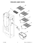 Diagram for 05 - Freezer Liner Parts