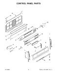 Diagram for 03 - Control Panel Parts