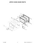 Diagram for 04 - Upper Oven Door Parts