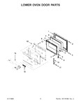 Diagram for 05 - Lower Oven Door Parts