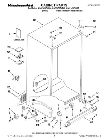 Diagram for KSC23C8EYY00