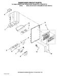 Diagram for 08 - Dispenser Front Parts