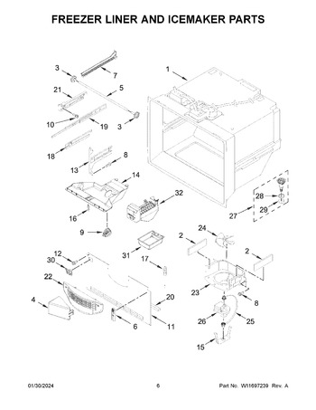 Diagram for WRB329DMBW05