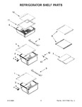 Diagram for 04 - Refrigerator Shelf Parts