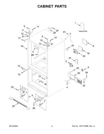 Diagram for WRF540CWHB08