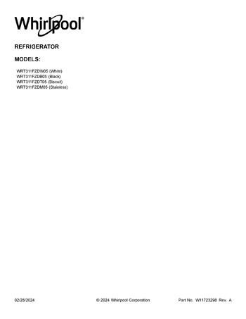 Diagram for WRT311FZDM05