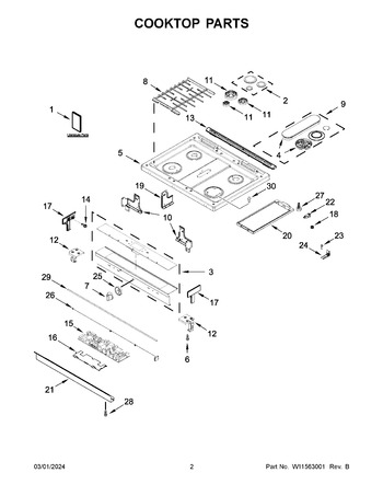 Diagram for WEG750H0HZ2