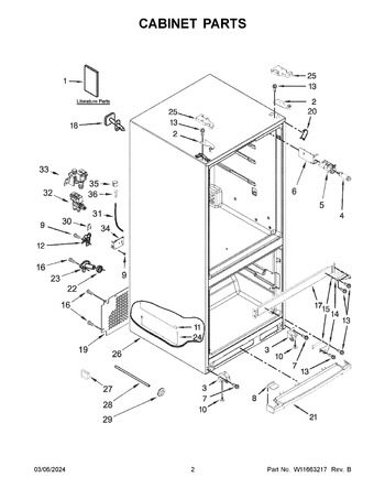 Diagram for KRFF300EWH04