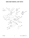 Diagram for 03 - Base And Pedestal Unit Parts