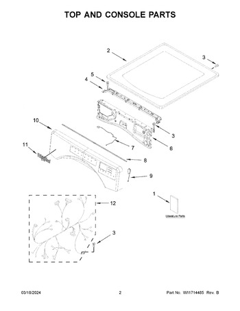 Diagram for WGD560LHW4