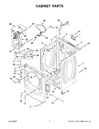 Diagram for WGD560LHW4