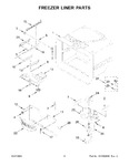 Diagram for 04 - Freezer Liner Parts