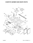 Diagram for 03 - Cooktop, Burner And Grate Parts