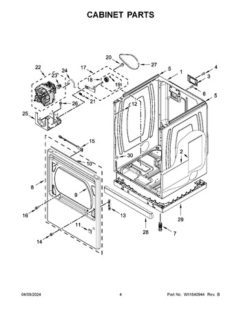 Diagram for WED8127LW2