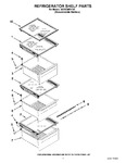 Diagram for 03 - Refrigerator Shelf Parts