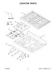 Diagram for 02 - Cooktop Parts