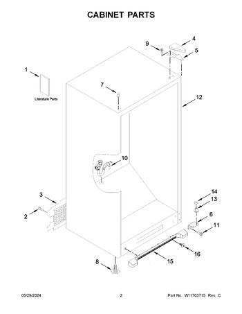 Diagram for WZF34X16DW10