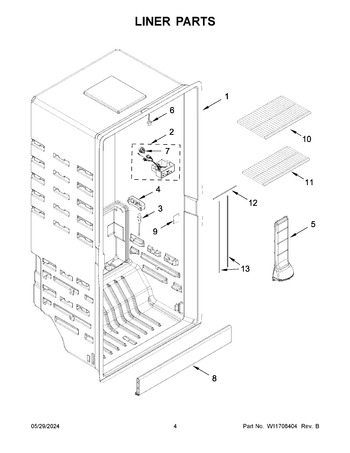 Diagram for WZF57R16FW10