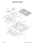 Diagram for 02 - Cooktop Parts