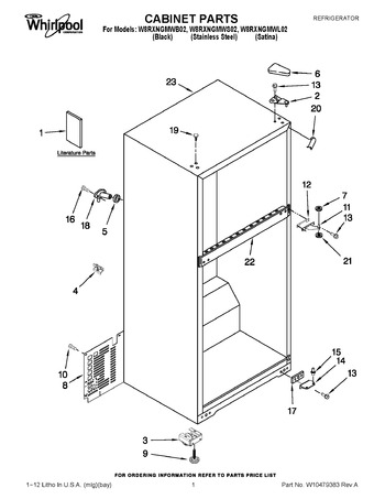 Diagram for W8RXNGMWB02