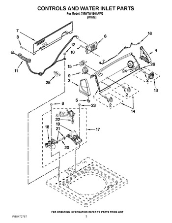 Diagram for 7MWTW1501AW0