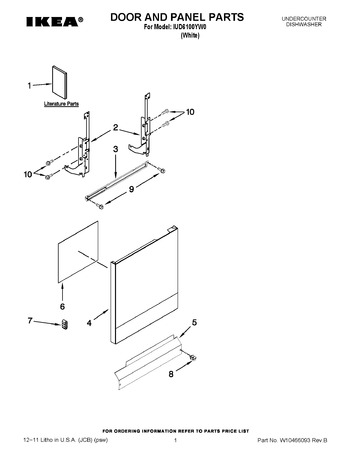 Diagram for IUD6100YW0