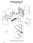 Diagram for 08 - Dispenser Front Parts